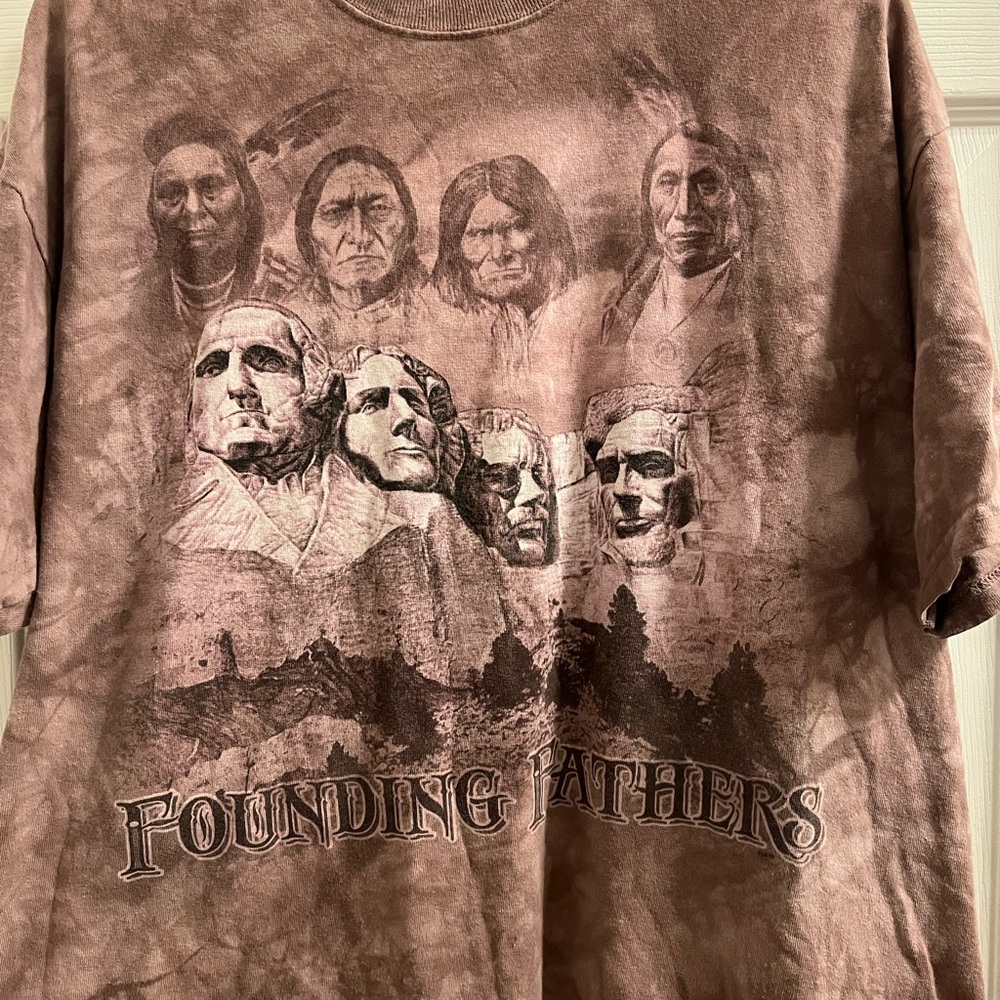 Founding Fathers Brown Graphic T-Shirt